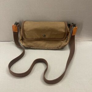 Gootium zippered flap purse crossbody brown